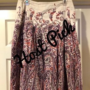 Talbot’s purple/pink skirt